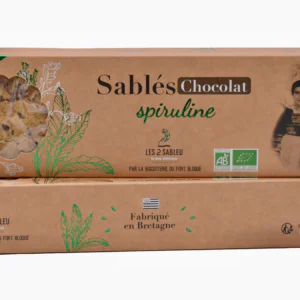 Sablés spiruline chocolat 120g