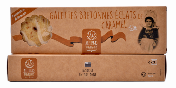 Étui Galettes éclats de caramel 120g
