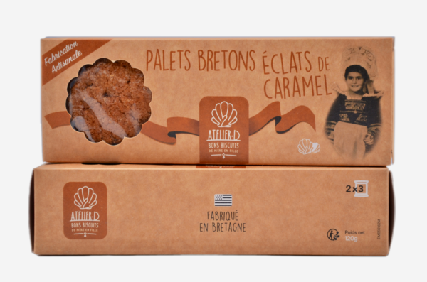 Étui Palets éclats de caramels 120g