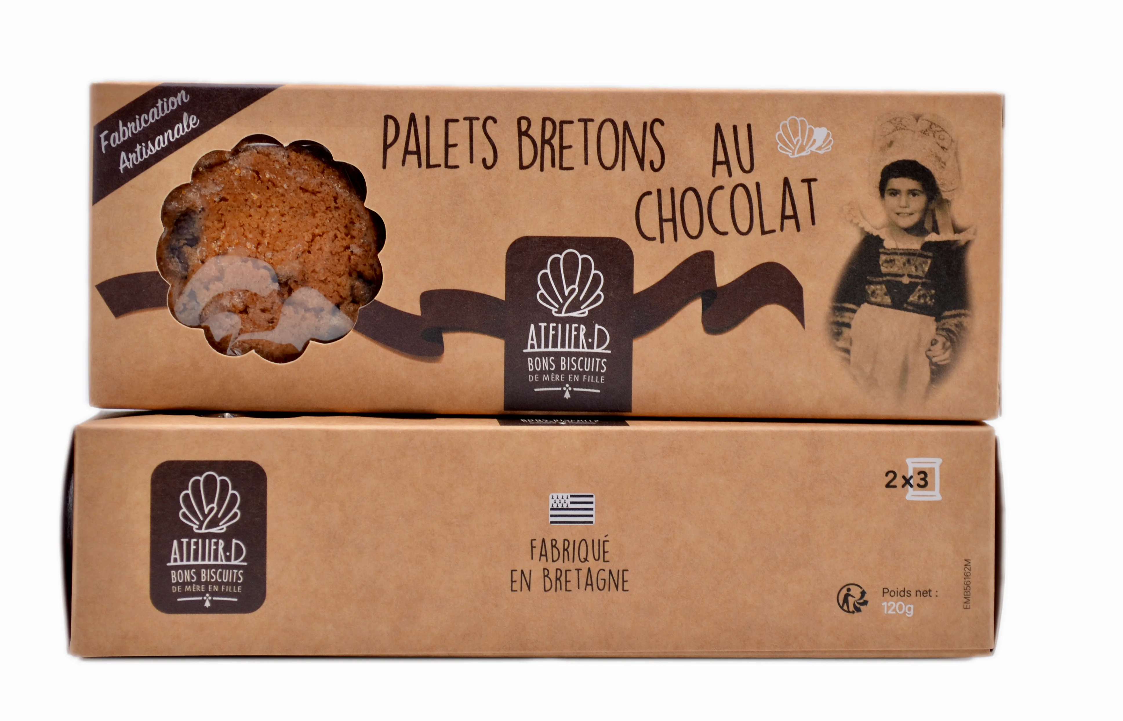 Étui Palets Pépites de chocolats 120g