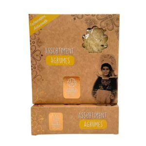 Etui carré 170g assortiment agrumes