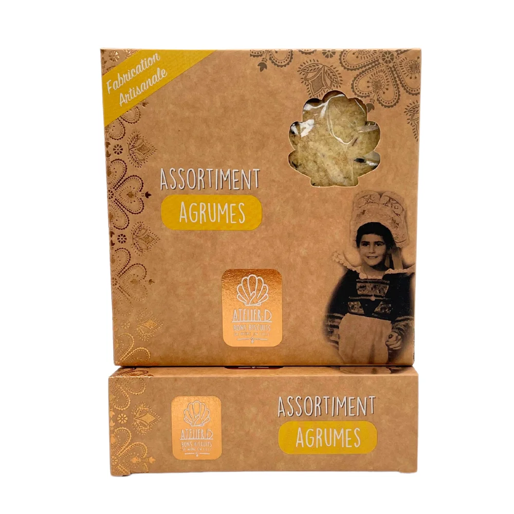 Etui carré 170g assortiment agrumes