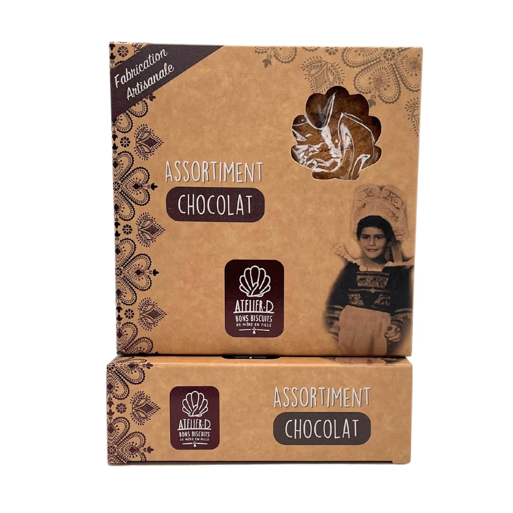 Etui carré 170g assortiment chocolat