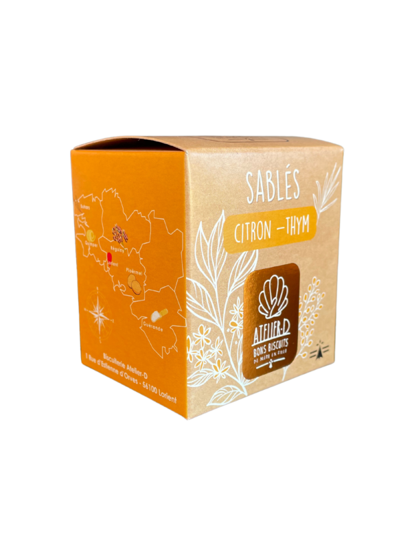 Etui cube 50g – citron & thym – Image 2