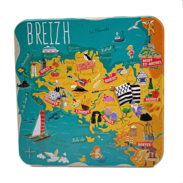 Boite métal 200g Bretagne Assortiment